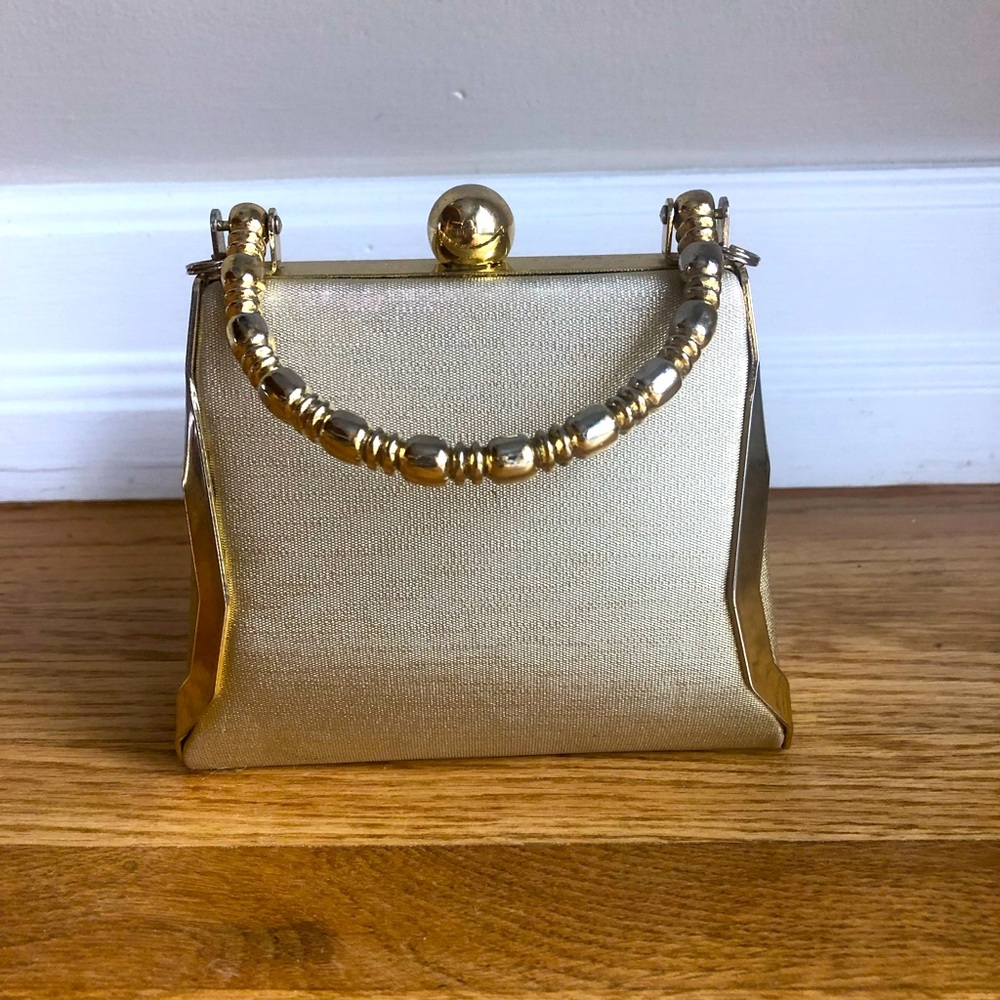 Vintage Gold "Cutie Pie" Top Handle Purse